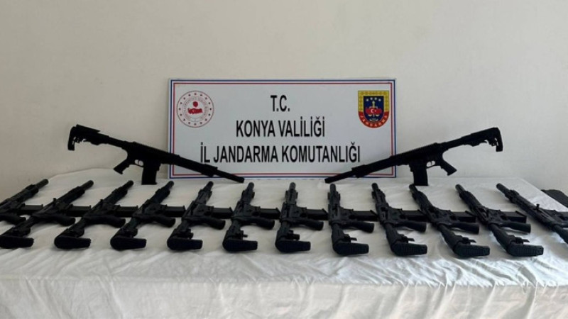 Beyşehir’de jandarmadan kaçak tüfek tamirine operasyon