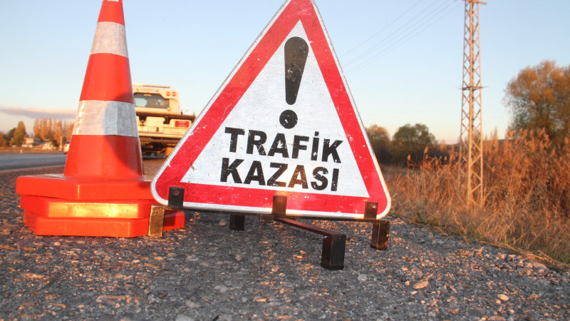 Beyşehir'de araziye savrulan otomobildeki karı koca yaralandı