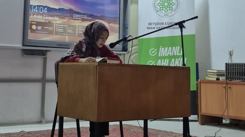 Eşrefoğlu’nda Kur’an Sadaları Yükseldi