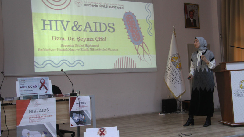 HIV virüsü ve AIDS hastalığına karşı farkındalık oluşturuldu