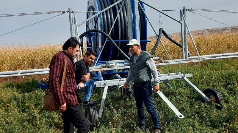 Modern sulama sistemleri için proje başvurusunda bulunan 620 üreticiye destek