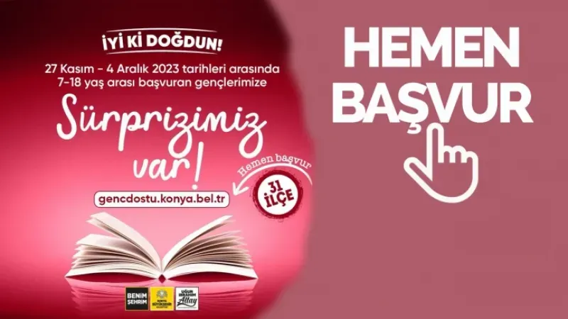 Büyükşehir Belediyesinden gençlere doğum günü hediyesi