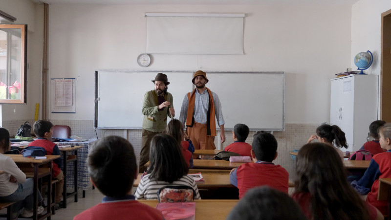 Çat kapı tiyatro ile bu yıl 85 bin öğrenciye ulaşacaklar