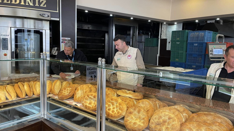 Beyşehir'de fırın, pastane ve unlu mamül üretimi yapan işletmeler denetlendi