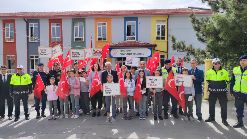 Hüyük’te trafik haftası etkinlikleri düzenlendi