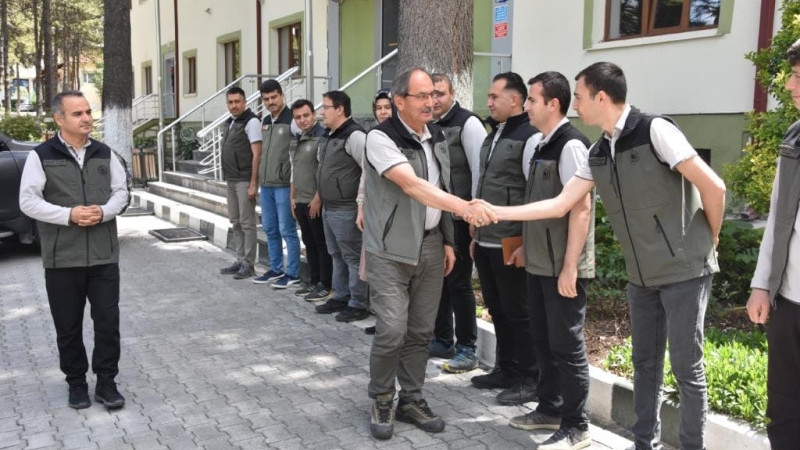 Yalçın, Beyşehir Orman İşletme Müdürlüğünü ziyaret etti