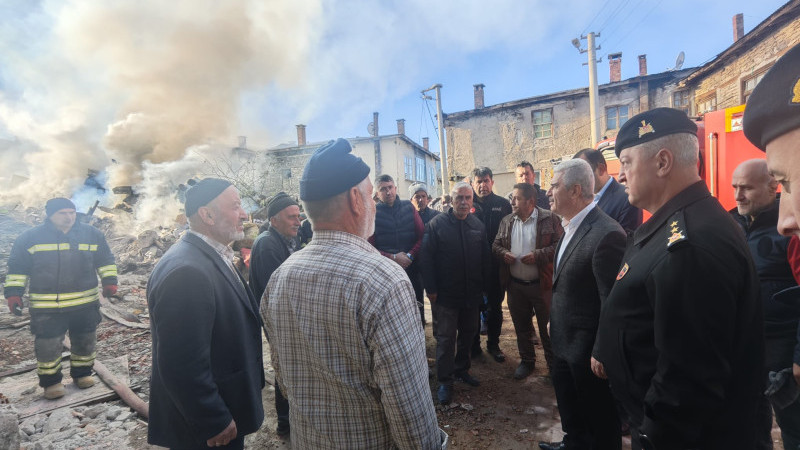 Doğanbey'deki evler alevlere teslim oldu