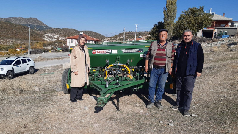 Üreticilere destek için verilen ekipmanlar kontrol edildi