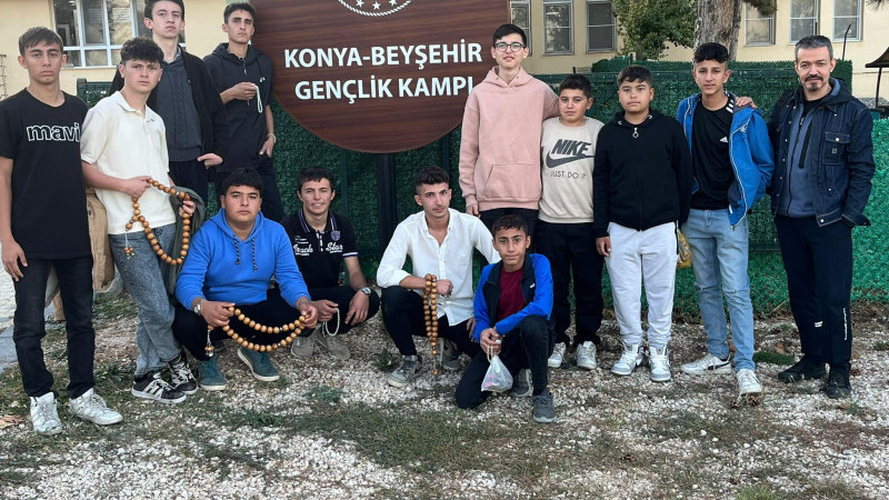 Gençler Beyşehir'de kamp yaptı