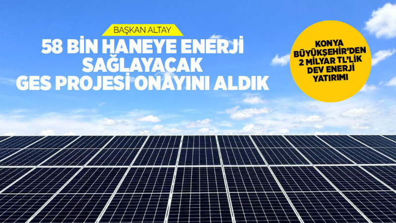 Büyükşehir Belediyesinden dev enerji hamlesi!