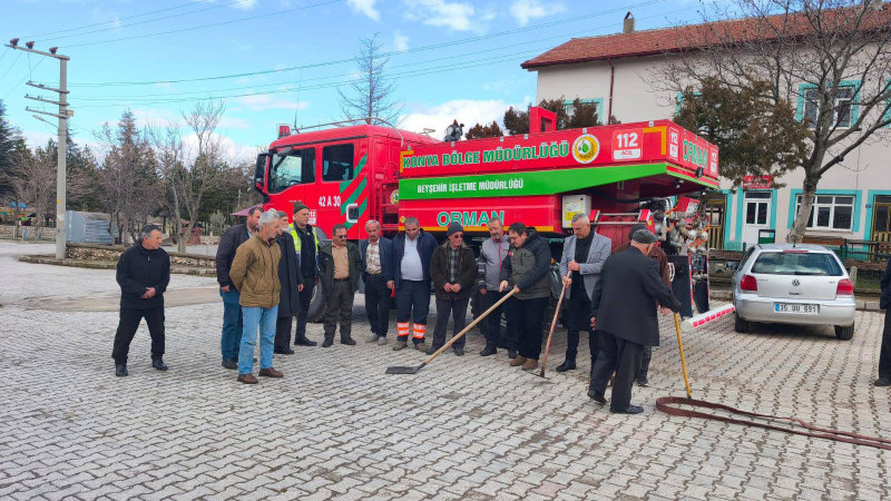 Orman yangınları konusunda bilgilendirmelerde bulunuldu