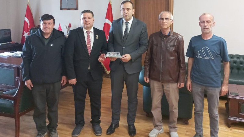 Kaymakam Cevdet Bakkal gazileri kabul etti