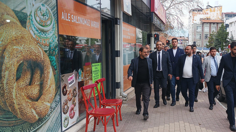 Anahtar Parti İl Başkanı Kaplan Beyşehir'de esnafı ziyaret etti