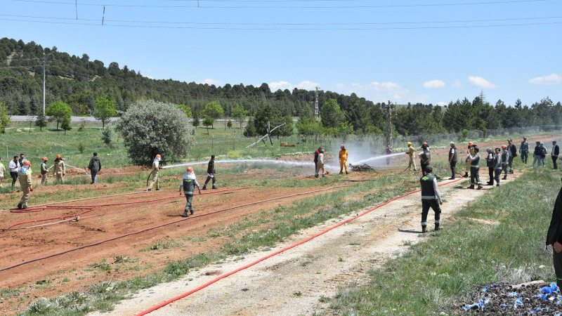 Ormanın kahramanları, olası yangınları önlemek için güçlü ve hazır!