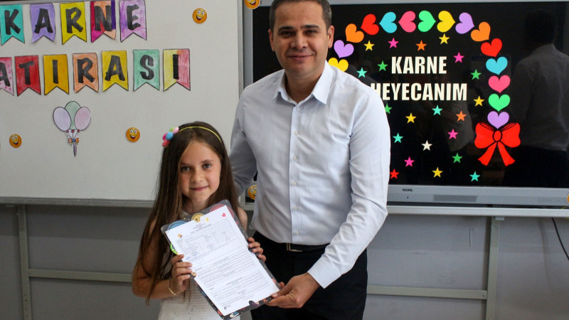 Beyşehir'de karne heyecanı