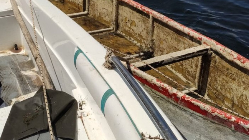 Gölde kaçak avcıların batık oyunu ortaya çıkarıldı
