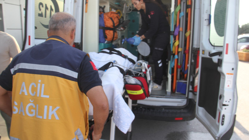 Beyşehir'de otomobilin çarptığı bisikletli ağır yaralandı