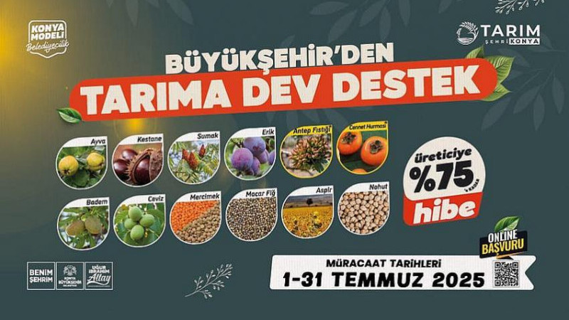 2026 yılı için fidan ve fide desteği müracaatları başladı