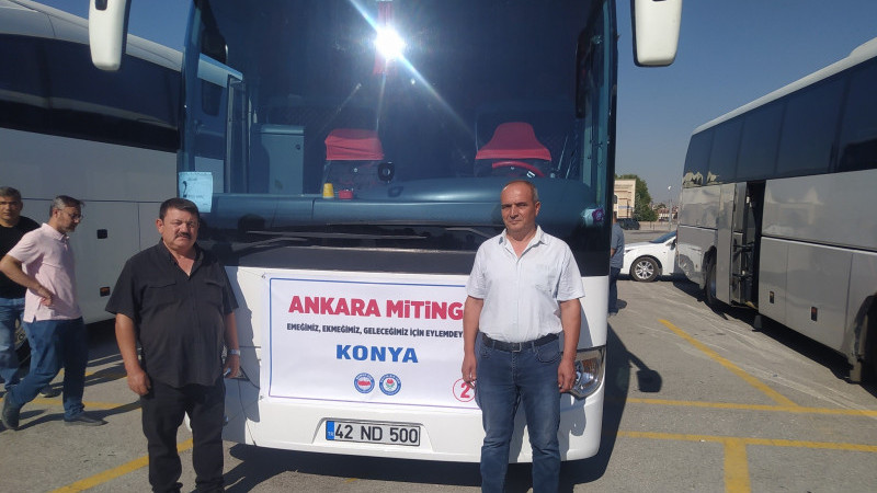 İş bırakan memurlar başkent yolunda