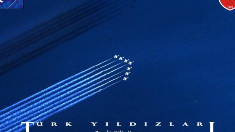 Türk Yıldızları’nın Beyşehir Gölü uçuşu Göktürk uydusunda