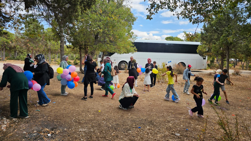 Filistinli çocuklar, anneleriyle Beyşehir’de buluştu