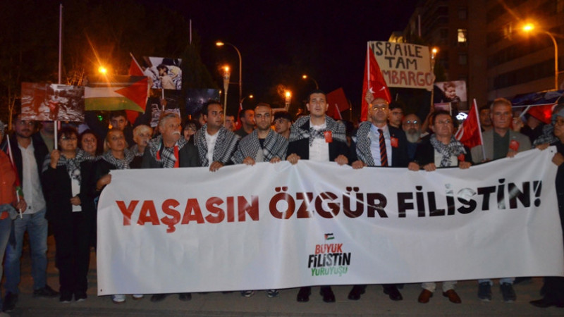 CHP’den meşaleli özgür Filistin yürüyüşü