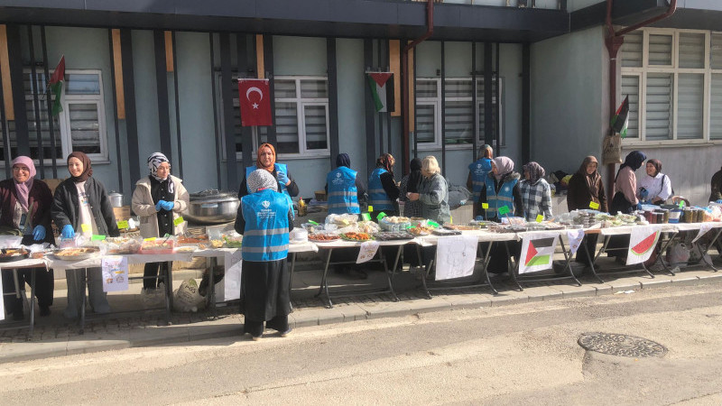  Hüyük’ten Filistin’e destek kermesi