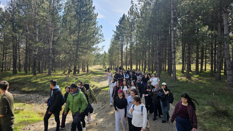 Gençler bu kez doğanın dersine katıldı