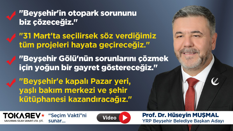 Prof.Dr.Muşmal’dan Beyşehir’e yaşlı bakım merkezi müjdesi